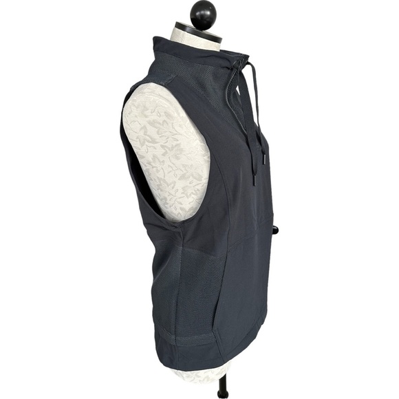 Under Armor New Media Woven Vest 1/4 Zip Kangaroo Pocket Mesh Woven Back Size XS - Picture 6 of 16